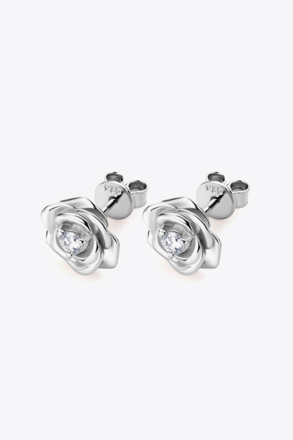"Rosie" Adored Moissanite 925 Sterling Silver Earrings