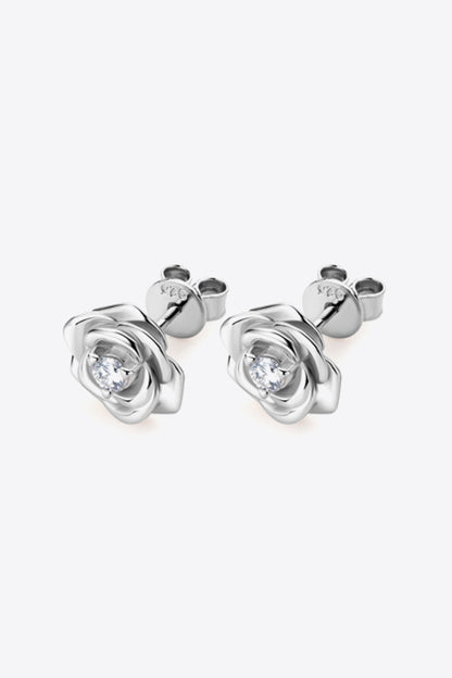 "Rosie" Adored Moissanite 925 Sterling Silver Earrings