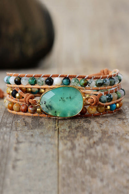 "Mother Earth" Natural Stone & Agate Bracelet