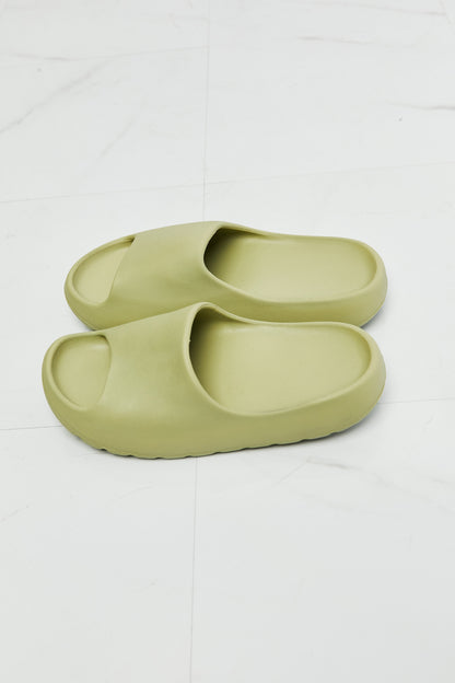 Sage Open Toe Slides